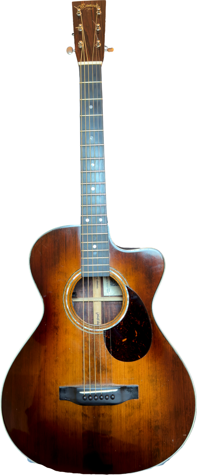 Vintage acoustic guitar